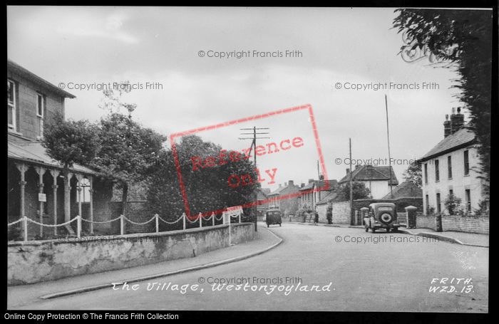 Photo of Westonzoyland, The Village c.1955