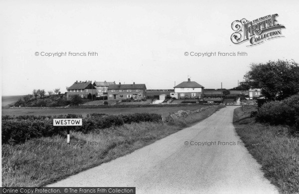 Photo of Westow, Approach To Main Street c.1965