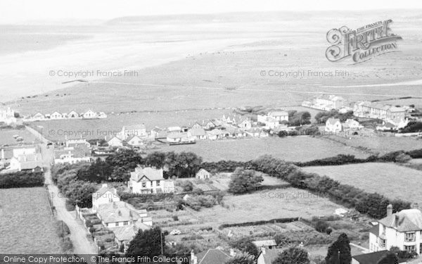 Photo of Westward Ho!, Burrows And Golf Course c.1955