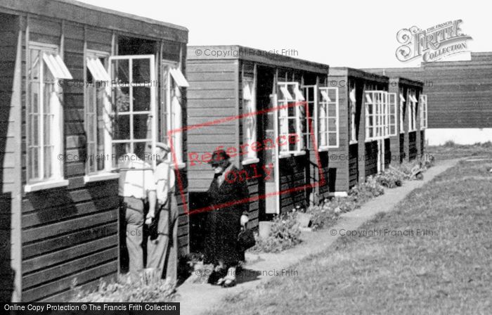 Photo of Westward Ho!, Old Lady, Holiday Centre Chalets c.1955