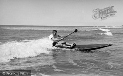 Riding The Surf c.1960, Westward Ho!