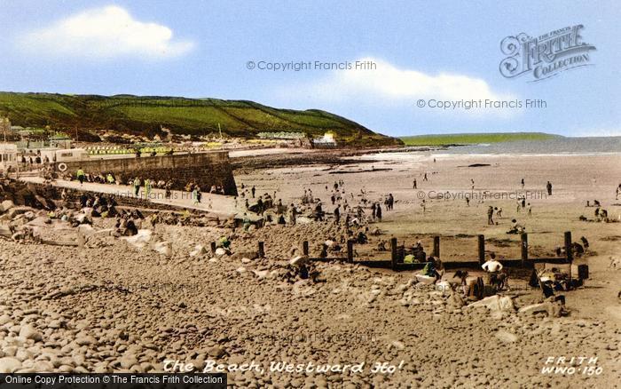 Photo of Westward Ho!, The Beach c.1965