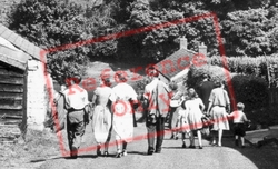 Family Outing To The River c.1955, Wetheral