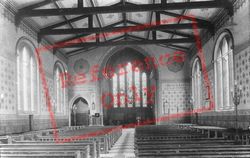 St James' Church, Interior 1909, Wetherby