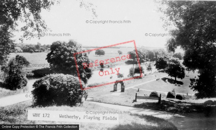 Photo of Wetherby, The Playing Fields c.1965