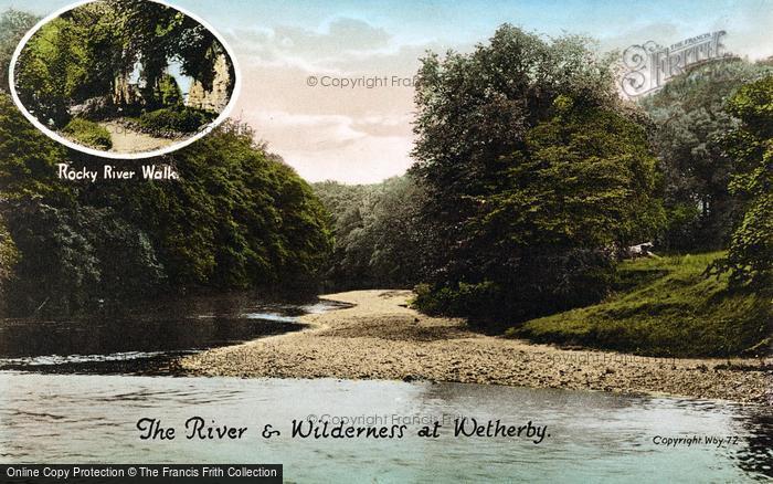 Photo of Wetherby, The River And Wilderness c.1935