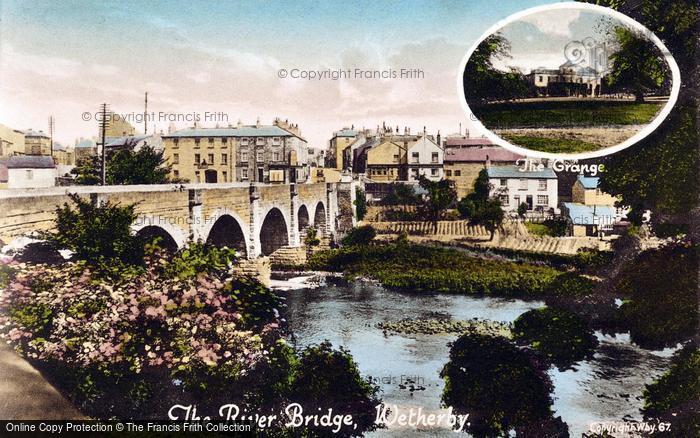 Photo of Wetherby, The River Bridge c.1935
