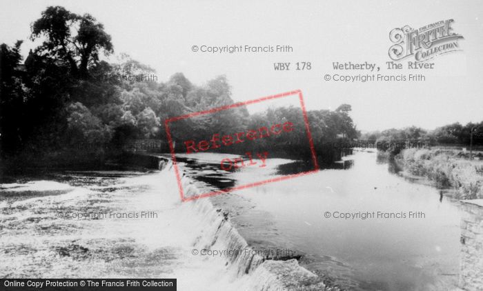 Photo of Wetherby, The River c.1965