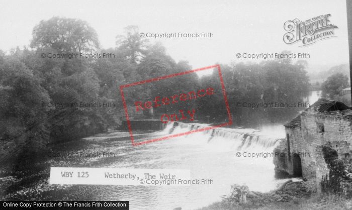 Photo of Wetherby, The Weir c.1960