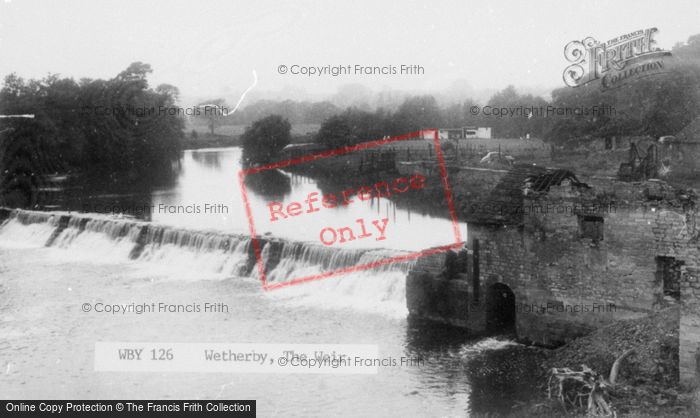 Photo of Wetherby, The Weir c.1960