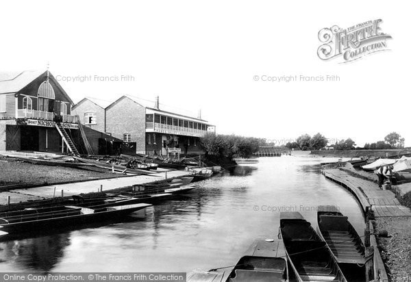 Photo of Weybridge, Boathouses 1897