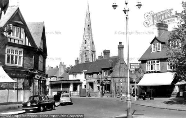 Photo of Weybridge, Church Street c.1955
