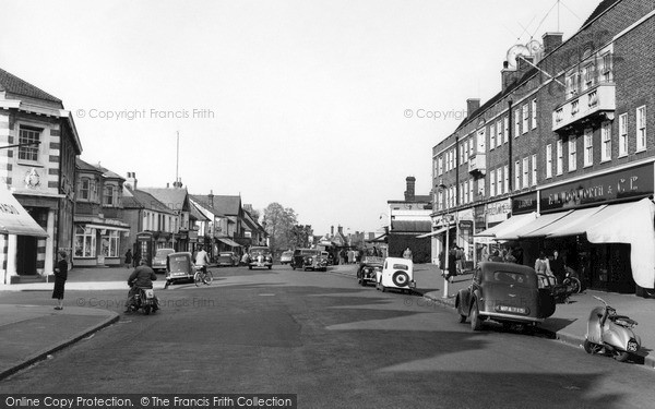 Photo of Weybridge, High Street c.1955