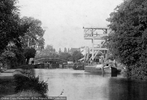 Photo of Weybridge, Mill and Bridge 1897