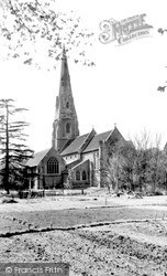 St James' Church c.1955, Weybridge