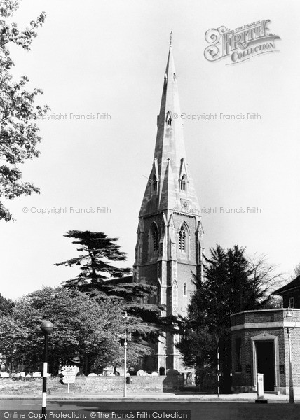 Photo of Weybridge, St James' Church c.1955