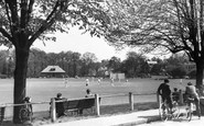 Weybridge, the Cricket Common c1955