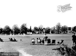 The Cricket Common c.1955, Weybridge