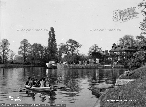 Photo of Weybridge, The Ferry c.1960