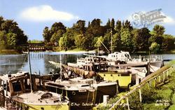 The River And Weir c.1960, Weybridge