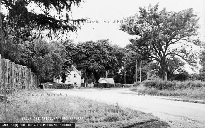 Photo of Weyhill, The Amesbury Road c.1950