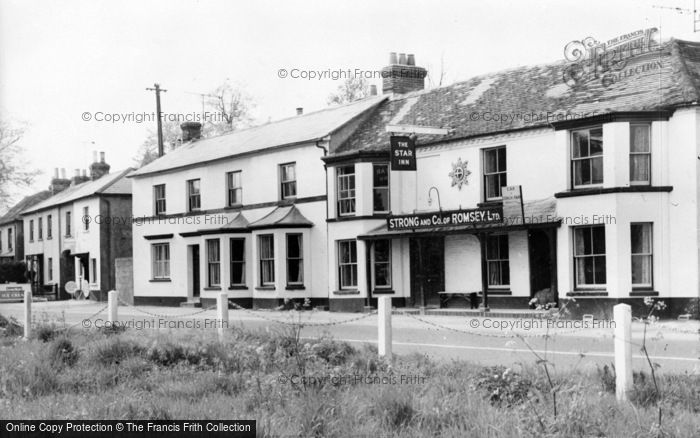 Photo of Weyhill, The Star Inn And Post Office Stores c.1950