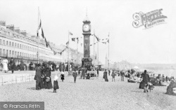Beach And Jubilee Clock c.1889, Weymouth