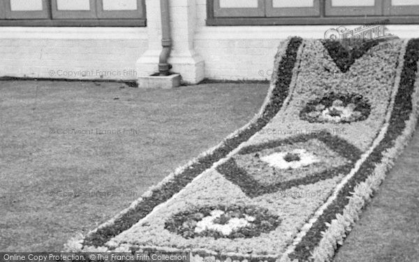 Photo of Weymouth, Floral Carpet, Alexandra Gardens c.1955
