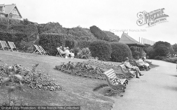 Photo of Weymouth, Greenhill Gardens 1923