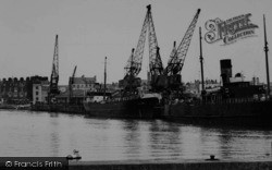 Harbour, A Ship c.1955, Weymouth