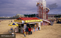 Helter Skelter And Beach Kiosk c.1995, Weymouth