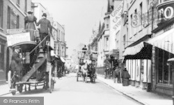 Horse Buses In St Mary Street c.1900, Weymouth