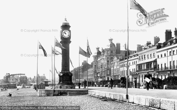 Photo of Weymouth, Parade And Clock Tower 1898