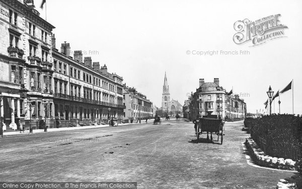 Photo of Weymouth, Parade And St John's Church 1898