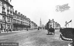 Parade And St John's Church 1898, Weymouth