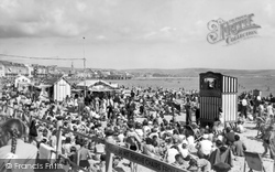 Punch And Judy, The Sands c.1955, Weymouth
