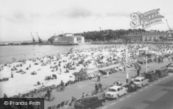 The Beach And Pavilion c.1960, Weymouth