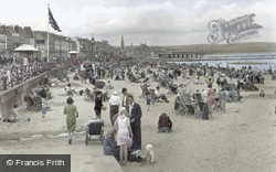 Weymouth, the Beach c1955