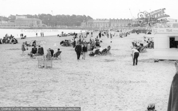 Photo of Weymouth, The Beach c.1965