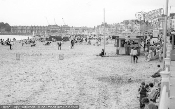 Photo of Weymouth, The Beach c.1965