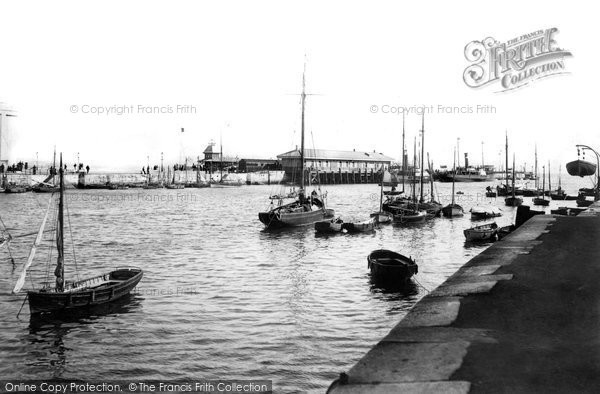Photo of Weymouth, The Harbour 1894