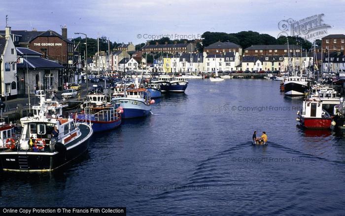 Photo of Weymouth, The Harbour And George Inn 1998