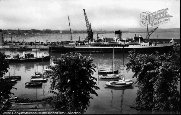 Photo of Weymouth, The Harbour c.1955