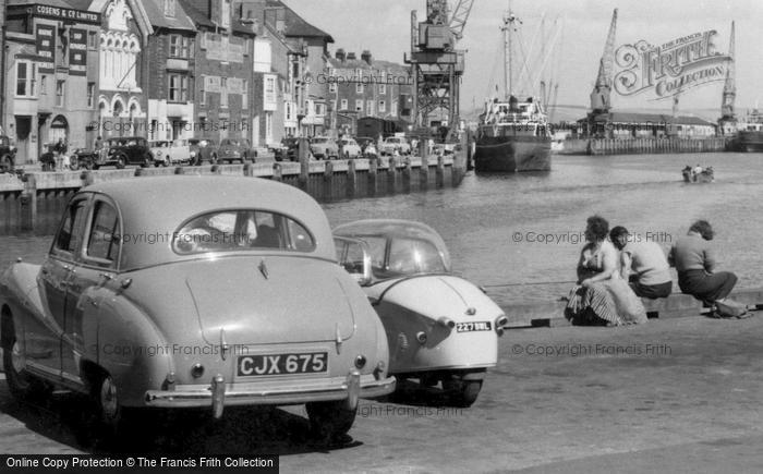 Photo of Weymouth, The Harbour c.1955