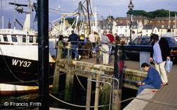 The Harbour, Crabbing 1998, Weymouth