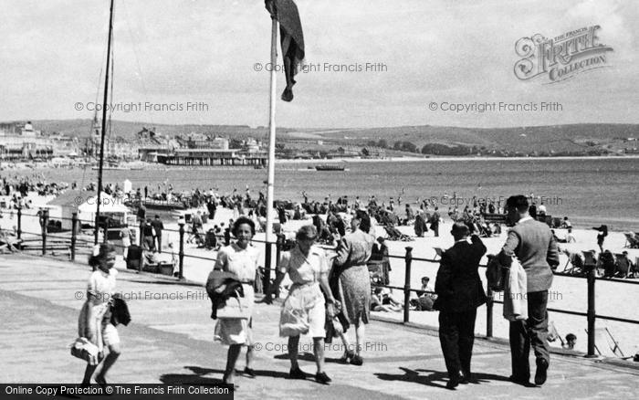 Photo of Weymouth, The Promenade c.1955