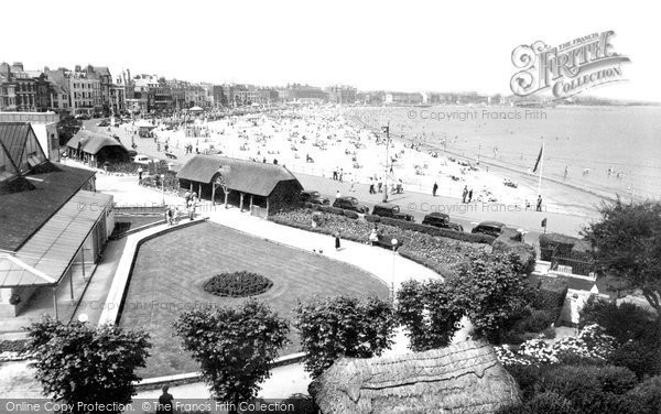 Photo of Weymouth, The Sands Looking North c.1955