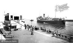 The 'st Helier' Leaving Harbour c.1955, Weymouth