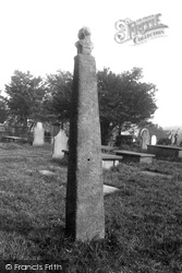 An Ancient Cross In The Churchyard 1899, Whalley