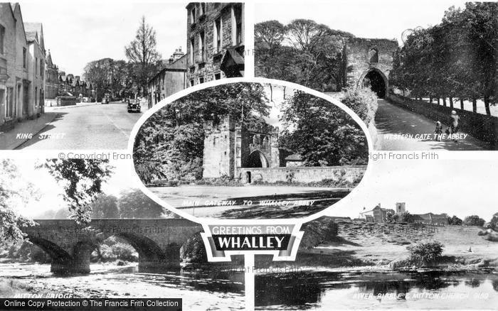 Photo of Whalley, Composite c.1950